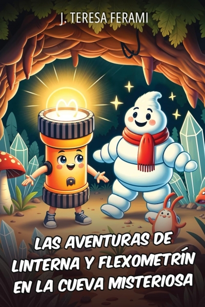 LIBRO. LAS AVENTURAS DE LINTERNA Y FLEXOMETRÍN EN LA CUEVA MISTERIOSA
