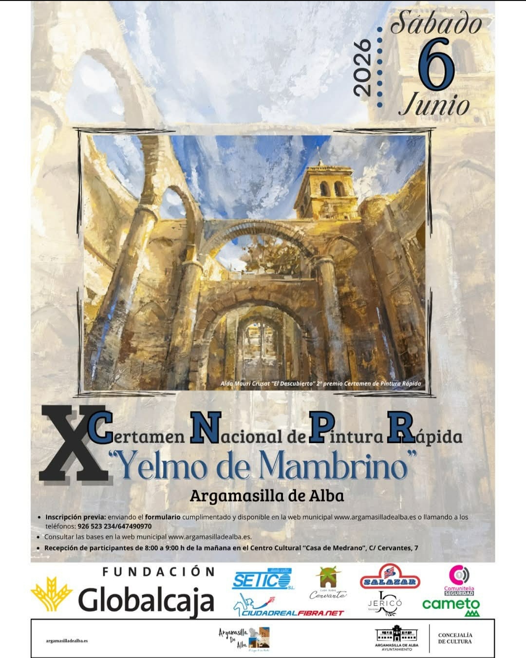 X CERTAMEN NACIONAL DE PINTURA RÁPIDA YELMO DE MAMBRINO