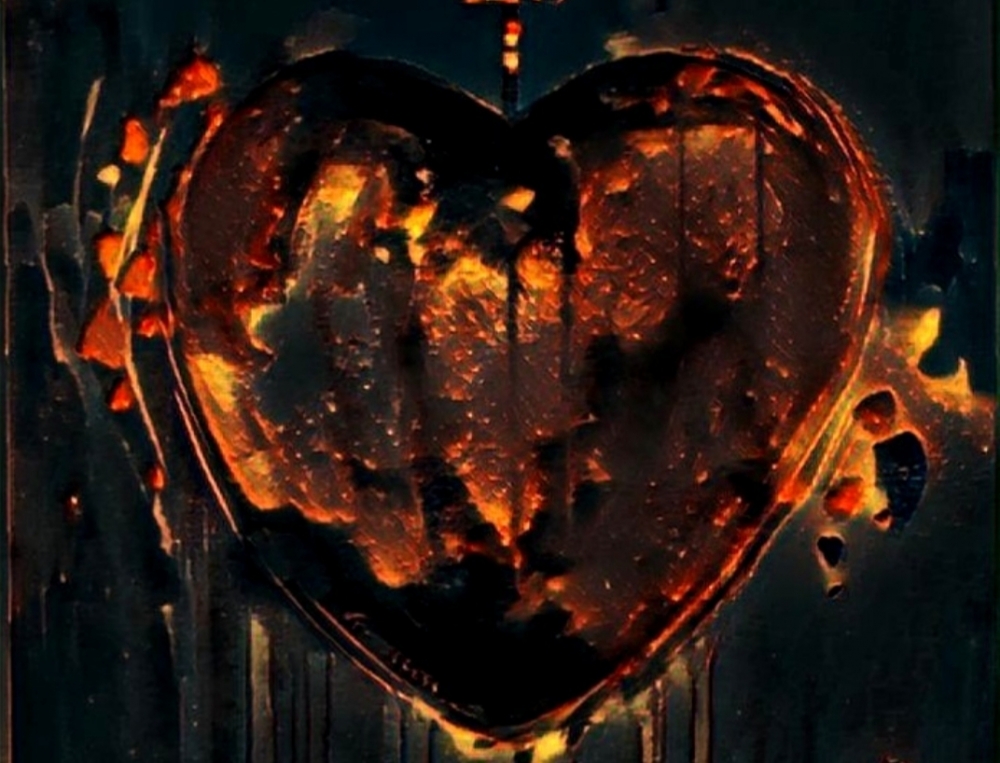 Corazón en llamas