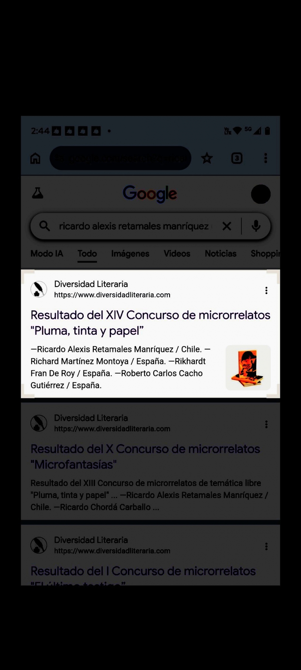Microrrelato.