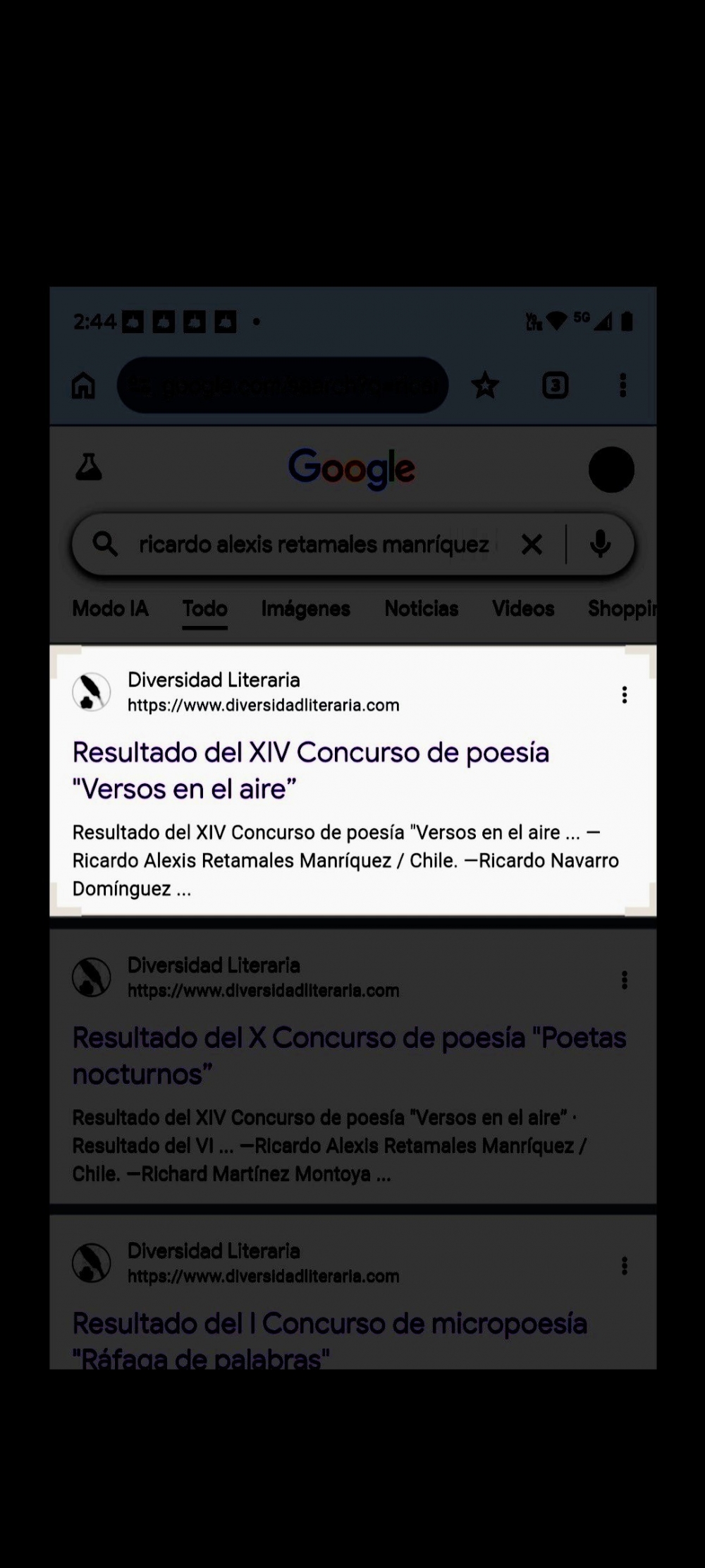 Poesía.