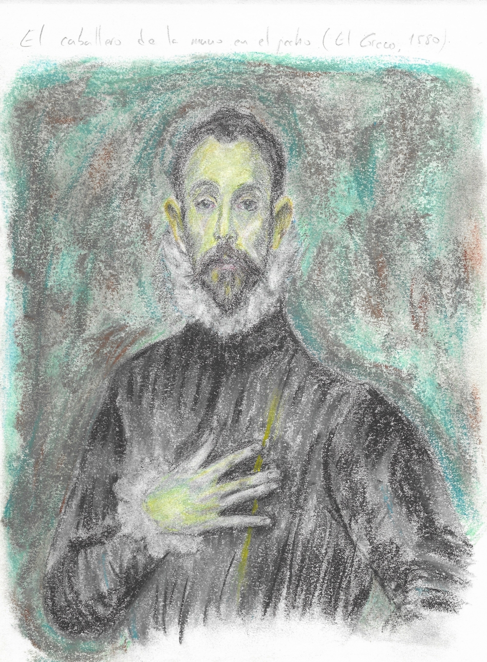 El caballero de la mano en el pecho (El Greco, 1580)