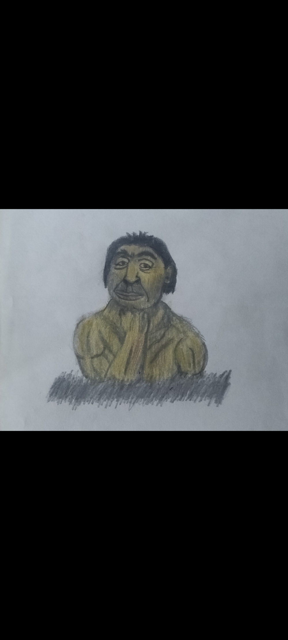 Neandertal pensativo.