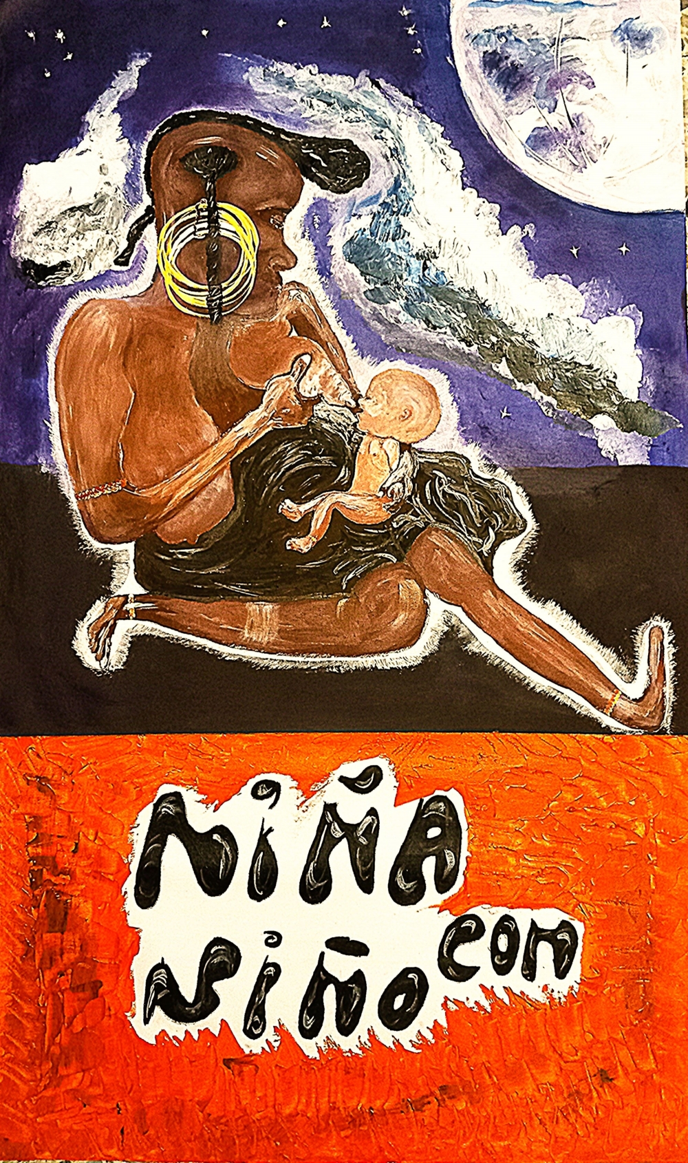 Niña con niño