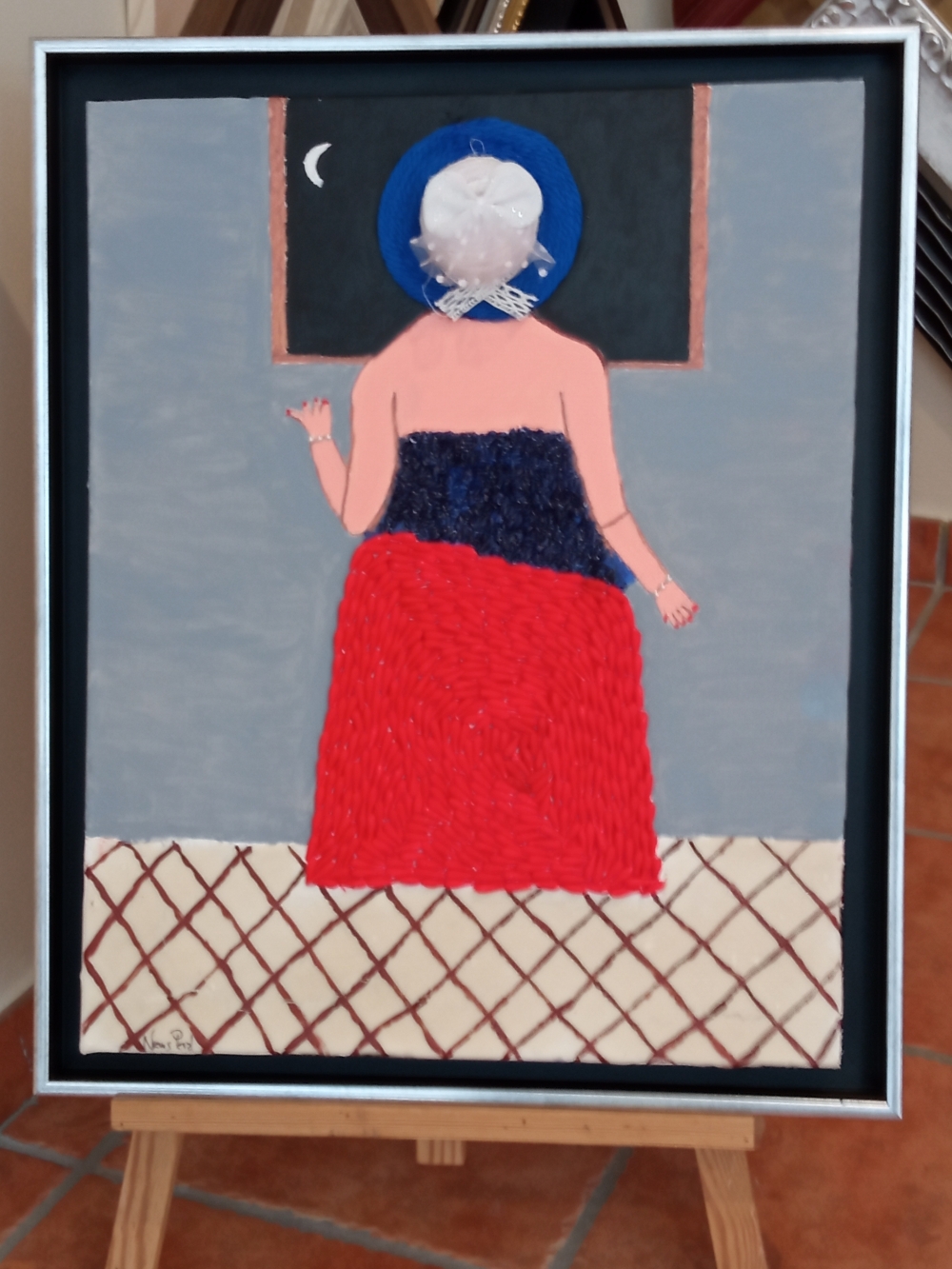 Señora en ventana