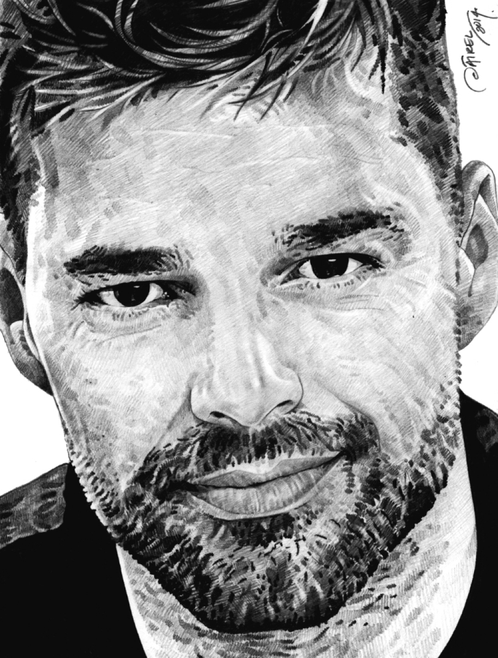 Retrato de Ricky Martin